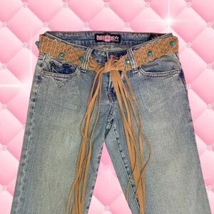 Y2k 90s western Bubblegum low rise flared jeans 🌾